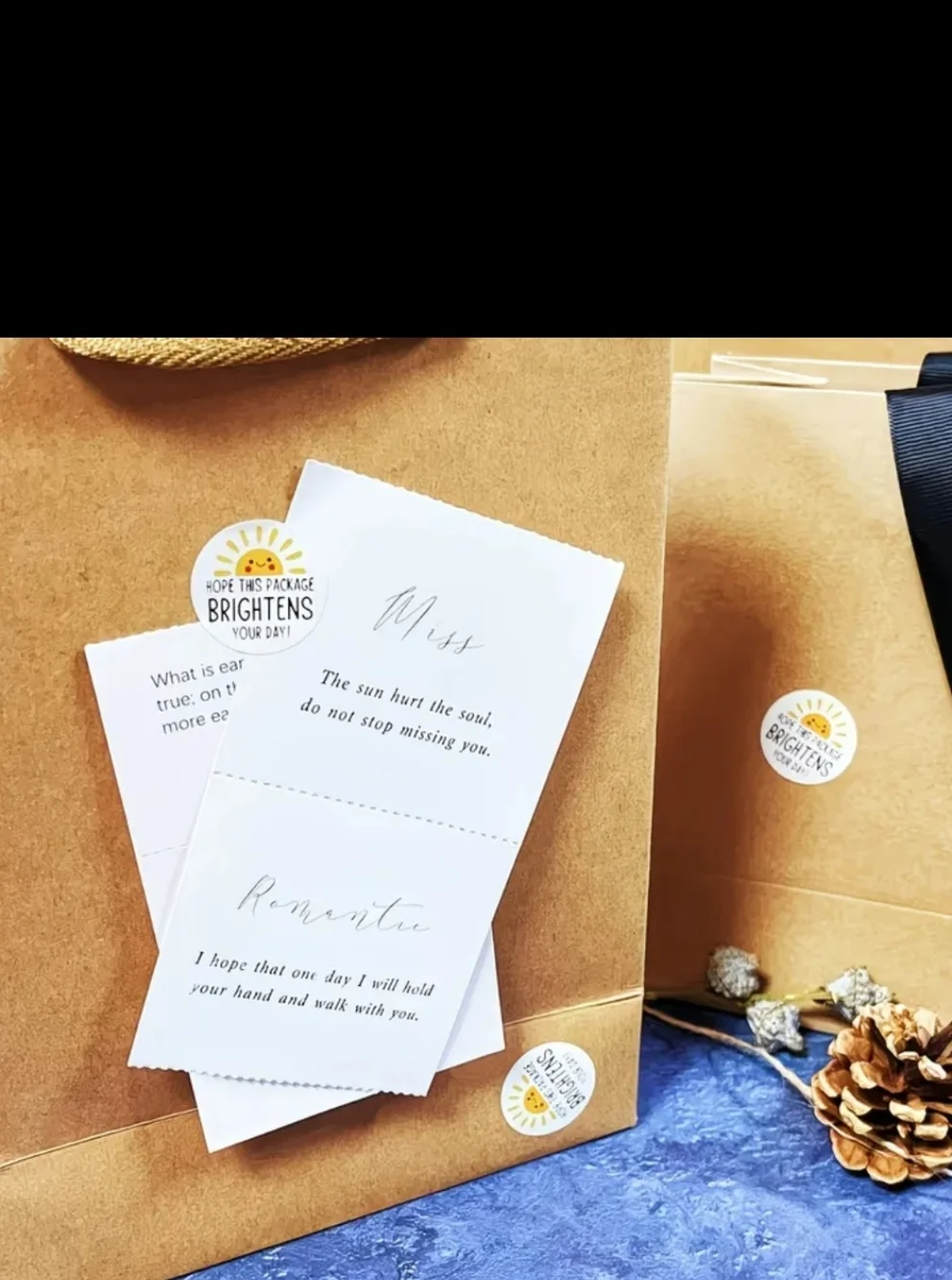 500ct. Sunshine 'Hope This Package Brightens Your Day' 3 Random Polymailers 1